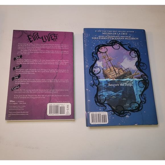 Disney Descendants Young Adult Novels by De La Cruz -Lot of 2 books no.1 & 3 - Picture 2 of 8